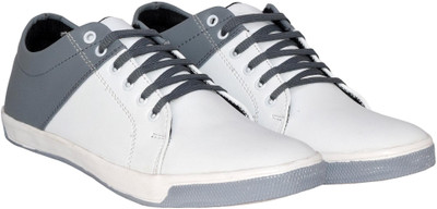 

Blue Pop Synthetic Leather Casual Party Wear Sneakers Shoes For Men's And Boys Sneakers For Men(Grey, White
