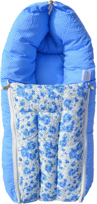 

Younique 3 in 1 Pure Cotton Baby Bed Carrier/Sleeping Bag Sleeping Bag(Blue