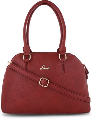 

Lavie Women Evening/Party Maroon Genuine Leather Satchel
