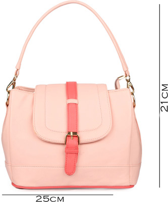 

johan&keith Women Casual Pink PU Sling Bag