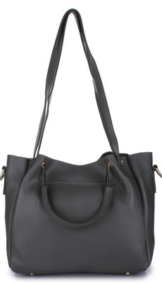 

Craveforit Women Casual Grey PU Sling Bag