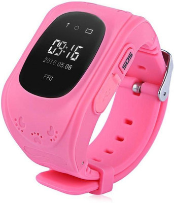 

CartBug Q50 Kids Smart Watch Pink Smartwatch(Pink Strap Free Size)