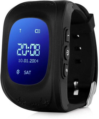 

CartBug Q50 Kids Smart Watch | Smart Wrist Watch With GPS Tracker and Sim Support System | Tracker Functions Of Kids Safety | Calling Function |Compatible with iphn 5C Black Smartwatch(Black Strap Free Size)