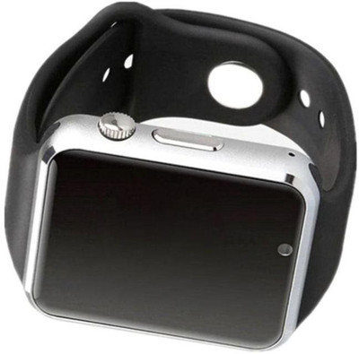 

BeatCell Bluetooth Smart Watch Compatible With All 3G , 4G Phone With Camera And Sim Card Support Silver Smartwatch(Black Strap Free Size)
