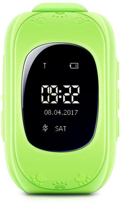 

CartBug Q50 Kids Smart Watch | Smart Wrist Watch With GPS Tracker and Sim Support System | Tracker Functions Of Kids Safety | Calling Function |Compatible with Redmi Note 4 Green Smartwatch(Green Strap Free Size)