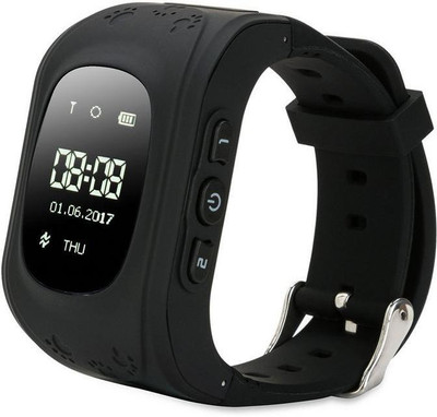 

CartBug Q50 Kids Smart Watch | Smart Wrist Watch With GPS Tracker and Sim Support System | Tracker Functions Of Kids Safety | Calling Function |Compatible with iphn 5 Black Smartwatch(Black Strap Free)