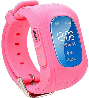 

CartBug Q50 Kids Smart Watch | Smart Wrist Watch With GPS Tracker and Sim Support System | Tracker Functions Of Kids Safety | Calling Function |Compatible with K8 Plus Pink Smartwatch(Pink Strap Free Size)