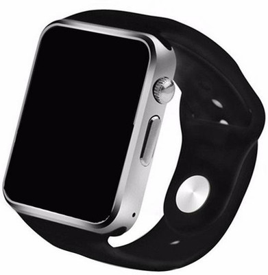 

BeatCell Bluetooth Smart Watch Compatible With All 3G , 4G Phone With Camera And Sim Card Support Silver Smartwatch(Black Strap Free Size)