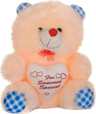

HOMOKART Beige Fur Teddy Bear - 18 inch(Multicolor)