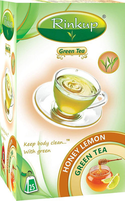 

Rinkup Honey Lemon Green Tea in Tea Bags (Pack of 25) Honey, Lime Green Tea Bags(25 Bags, Box)