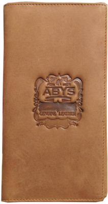 

ABYS Genuine Leather Travel Document Holder||Credit card Case||Business Card Case for Men & Women(Tan)