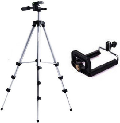 

Syvo 3110A Metal Extendable Tripod Stand Monopod For Canon SONY Camera Camcorder Tripod (Silver, Supports Up to 2000) Tripod Kit, Monopod(Silver, Supports Up to 2000 g)