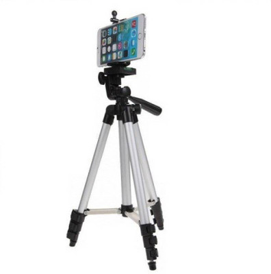 

tygot Tripod - 3110 Portable & Foldable Camera - Mobile Tripod With Mobile Clip Holder Bracket , Fully Flexible Mount Cum Tripod , Standwith Three-dimensional Head & Quick Release Plate Only 150 gm + Black Carry Bag for Canon Nikon Sony Cameras Camcorders