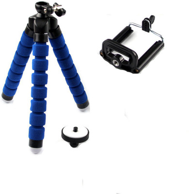 

LIFEMUSIC Universal Flexible 360 octopus Style Stand Tripod For all Smartphones (Multicolor) Tripod(Multicolor, Supports Up to 1000)