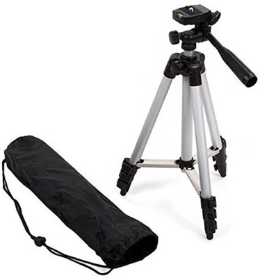 

Techtest Mini Aluminium Tripods for DSLR Camera (CT001)-Black Tripod(Black, Supports Up to 3.5 g)