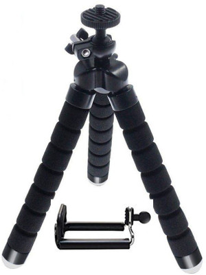 

BUY SURETY New Smart-Mobile Tripod Camera Holder Universal Soft Sponge Flexible Adjustable Leg Portable Mini Stand with Universal Mobile Attachment Tripod(Black, Supports Up to 1000)