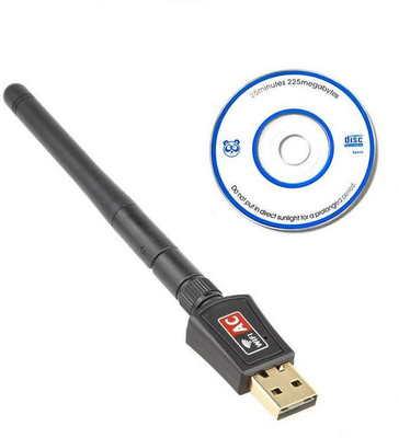 

TrustEdge High Speed 600Mbps USB WiFi Dongle 600Mbps Wireless Adapter 802.11n/g/b with Antenna USB Adapter(Black)