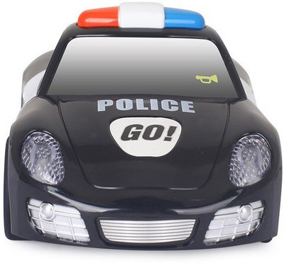 

RIANZ All New Touch and Go Police Car with Touchable Function / Music / Lights Automatic Car Toy for Children 1 Pc (Police Car)(Black)