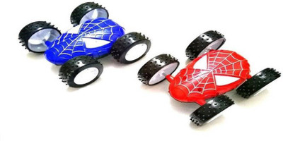 

Sakshi Enterprises Spider Man Double Sided Pull/Push Car(Red, Blue), Blue;red