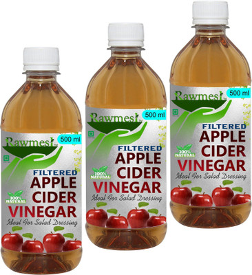 Rawmest Natural Filtered Vinegar(3 x 500 ml)