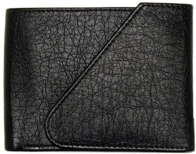 

Quetzal Men Black Artificial Leather Wallet(5 Card Slots)