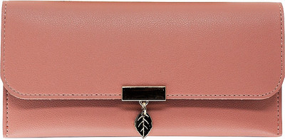 

Eyeslanguage Girls Pink Genuine Leather Wallet(4 Card Slots)