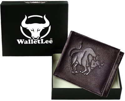 

WalletLee Men Casual Brown Genuine Leather Wallet(1 Card Slot)