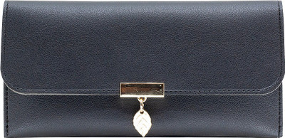 

Eyeslanguage Girls Black Genuine Leather Wallet(6 Card Slots)