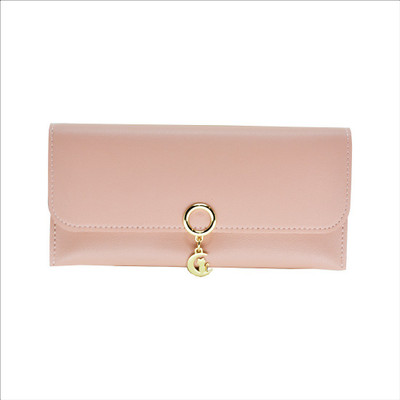 

Eyeslanguage Girls Pink Genuine Leather Wallet(6 Card Slots)