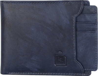 

Le Craf Men Blue Genuine Leather Wallet(6 Card Slots), Navy