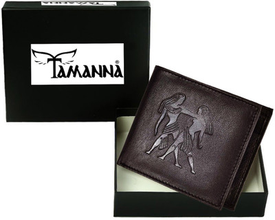 

Tamanna Men Brown Genuine Leather Wallet(1 Card Slot)