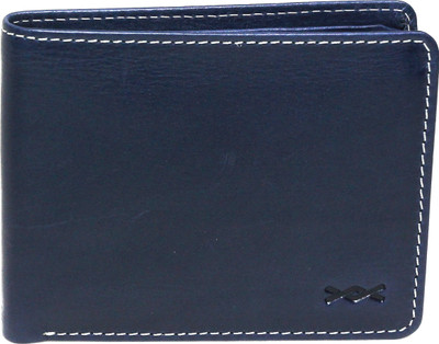 

Skincrafts Men Casual Blue Genuine Leather Wallet(3 Card Slots)