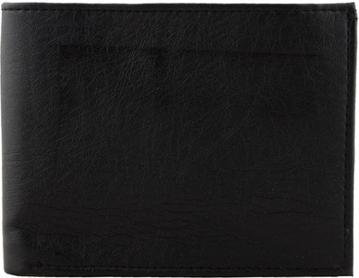 

Shree Fashion Men Formal Black Artificial Leather Wallet(4 Card Slots), Multicolor