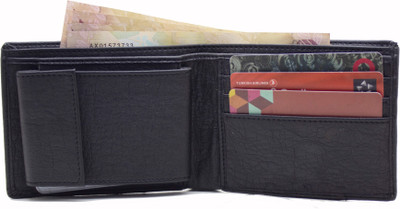 

NiETz Men Casual Black Artificial Leather Wallet(10 Card Slots)