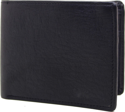 

MS Men Formal Black Artificial Leather Wallet(4 Card Slots)
