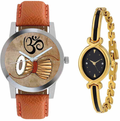 

SPLAZOS Combo Presenting the Leather Strap And Formal Design For Men And Women-69 Watch - For Boys & Girls