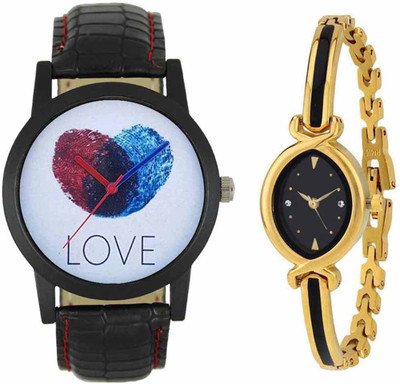 

SPLAZOS Combo Presenting the Leather Strap And Formal Design For Men And Women-116 Watch - For Boys & Girls