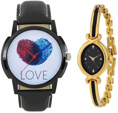 

SPLAZOS Combo Presenting the Leather Strap And Formal Design For Men And Women-115 Watch - For Boys & Girls