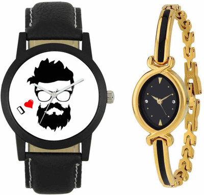 

SPLAZOS Combo Presenting the Leather Strap And Formal Design For Men And Women-45 Watch - For Boys & Girls