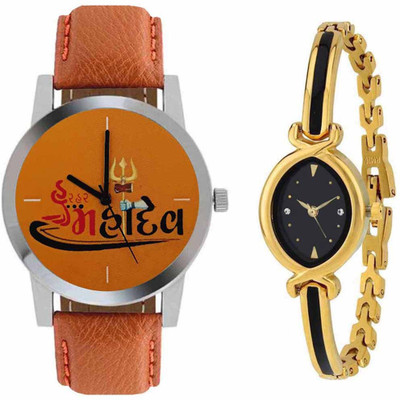 

SPLAZOS Combo Presenting the Leather Strap And Formal Design For Men And Women-218 Watch - For Boys & Girls