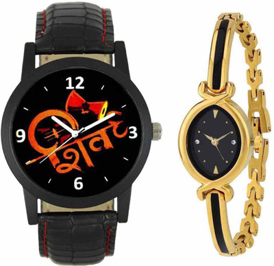 

SPLAZOS Combo Presenting the Leather Strap And Formal Design For Men And Women-127 Watch - For Boys & Girls