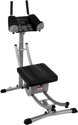 

Iris Fitness Abdominal Coaster Fitness Equipment, Workout Machine Ab Exerciser(Grey, Black), Black;grey
