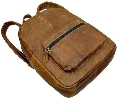 

Torque Dzinte Leather Backpack / laptop Bag 10 L Backpack(Brown)