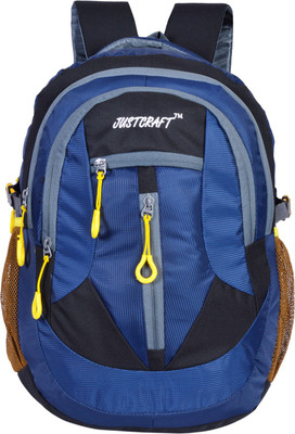 Justcraft Hunk 35 L Backpack(Blue, Grey), Black;blue