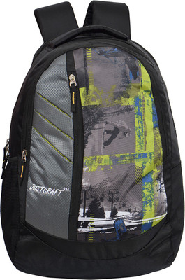 Justcraft Galaxy 30 L Backpack(Green), Black;green