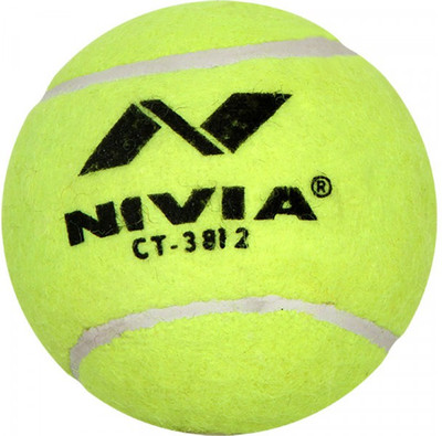 NIVIA Cricket Tennis Ball - Heavy /Yellow Tennis Ball(Standard, Pack of 12, Yellow)