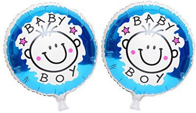 

AMFIN Printed Its A Boy Foil Balloon for Baby Shower Balloon(Blue, Pack of 2)