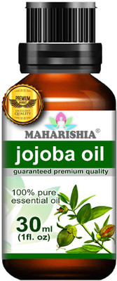 

Maharishia Premium Jojoba Oil Skin Moisturizer , Removes Sun Tan , Reduce Acne & Wrinkles Essential Oil , 100% Pure(30 ml)