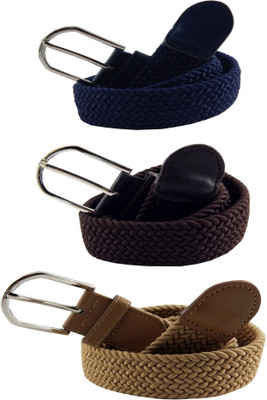 

ELS Men & Women Casual Multicolor Canvas, Fabric, Synthetic Belt, Beige;blue;brown, ELS Men & Women Casual Blue, Brown Canvas, Fabric, Synthetic Belt, Beige;blue;brown, ELS Men & Women Casual Multicolor Canvas, Fabric, Synthetic Belt, Beige;blue;brown, EL