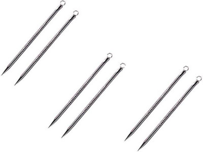 Ontiq Mundo Stainless Steel Blackhead Remover Needle(Pack of 6)